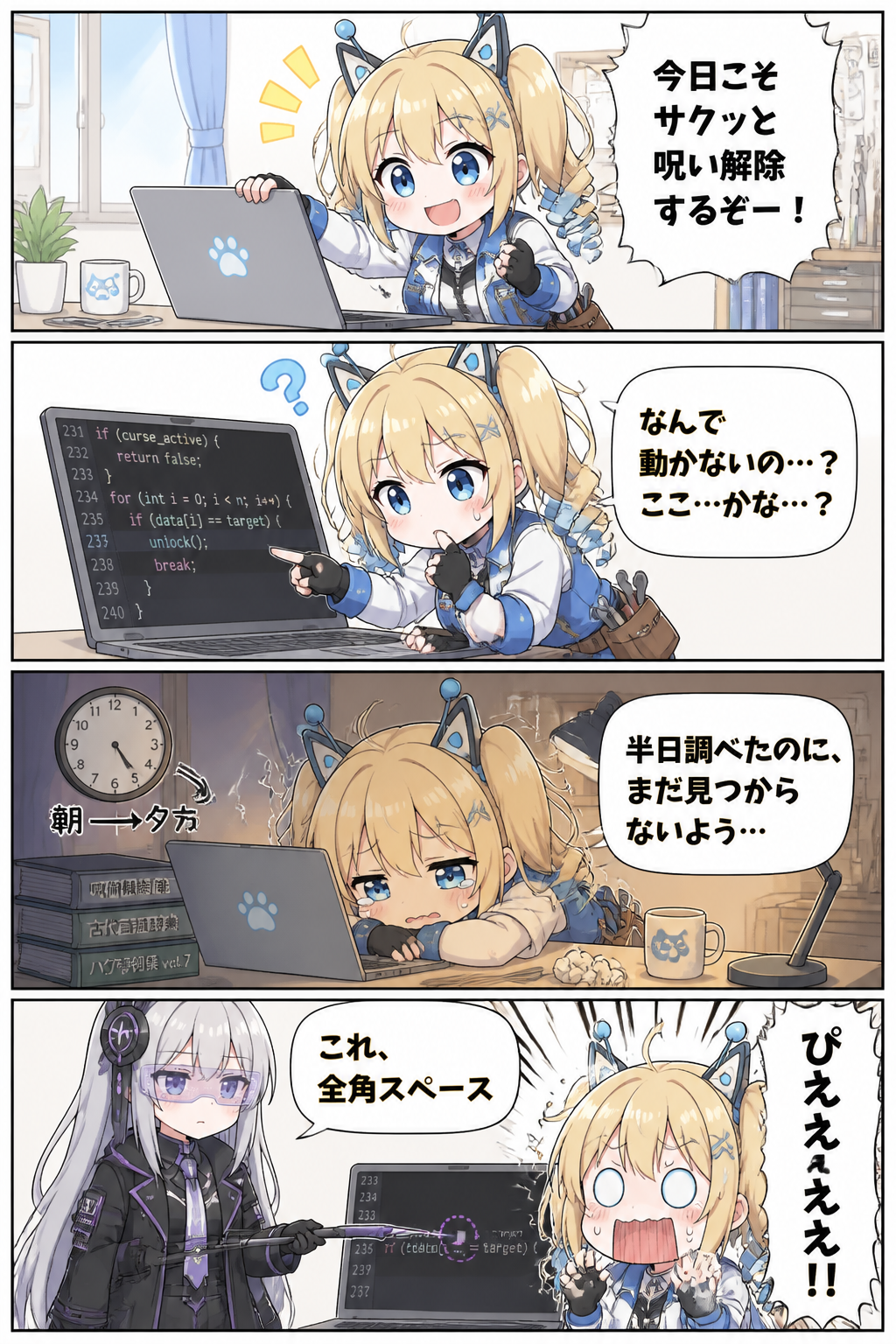 呪いの原因は、見えない文字だった