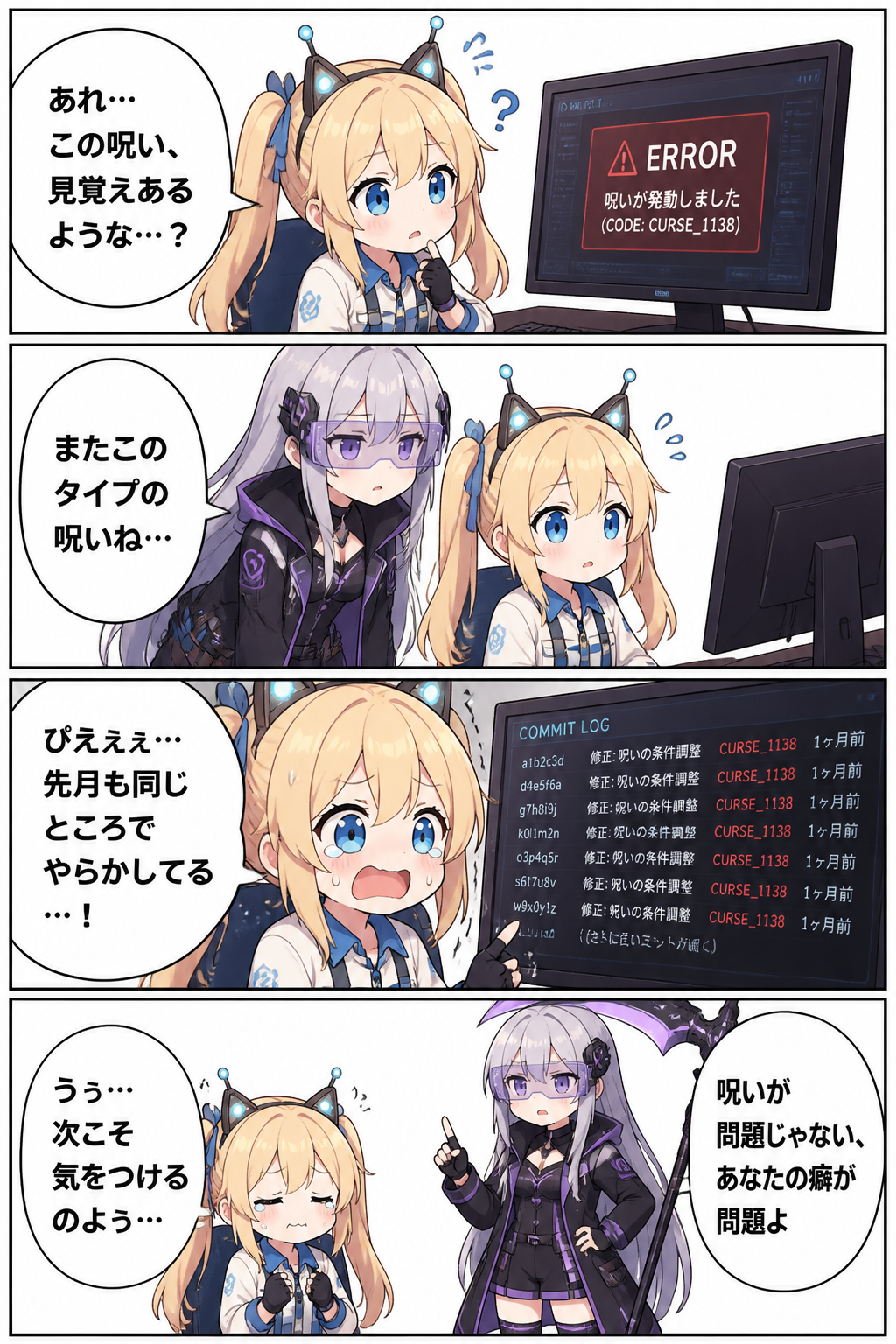 繰り返す呪い
